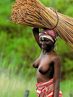 Sexy African Goddess Hairy Black Women