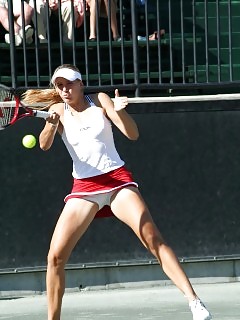 Sexy Girls Tennis Black Panties